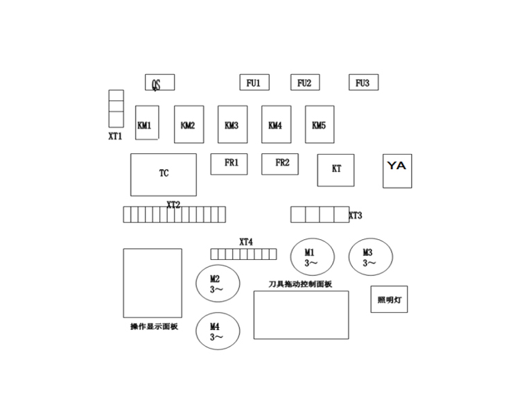 摇臂钻床升降图